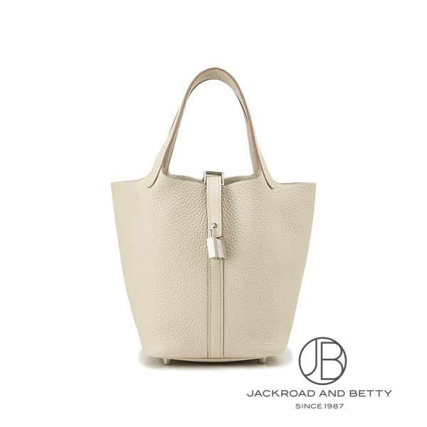 エルメス HERMES ピコタンロックPM ベトン アイボリー ホワイト 白 H056289CK8L 新品 バッグ/財布/小物