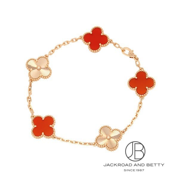 ヴァンクリーフ&アーペル VAN CLEEF&ARPELS ヴィンテージ アルハンブラ ブレスレット 5モチーフ VCARP7RP00 新品 ジュエリー ブランドジュエリー