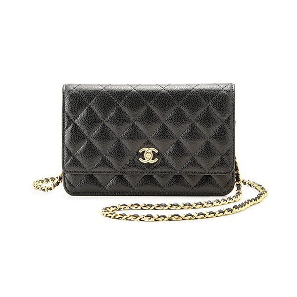 シャネル CHANEL ラムスキン マトラッセ 二つ折り 長財布 ブラック シャネルマトラッセ 二ツ折長財布 ブラック ゴールド金具