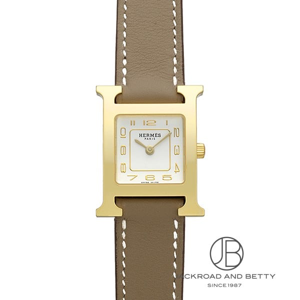 HERMES アナログ時計 ホワイト/イエロー 楽天市場】エルメス HERMES Hウォッチ PM 25mm W036704WW00