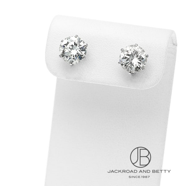 ノーブランド NO BRAND 4ct G SI-1 ダイヤモンド スタッド ピアス 新品 ジュエリー ブランドジュエリー