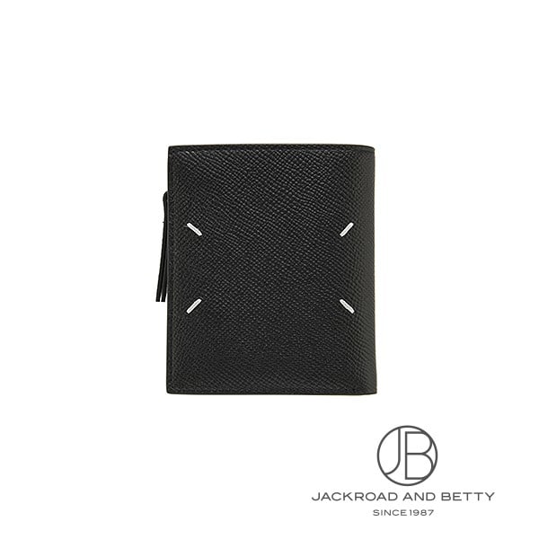 メゾン マルジェラ MAISON MARGIELA 4ステッチ フリップフラップ ウォレット ブラック 黒 SA1UI0020P4745T8013 新品 バッグ/財布/小物