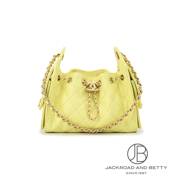 シャネル CHANEL CHANEL 25 ミニ ハンドバッグ イエロー 黄色 AS5631 B20304 NAAUK 新品 バッグ/財布/小物 483,000円
