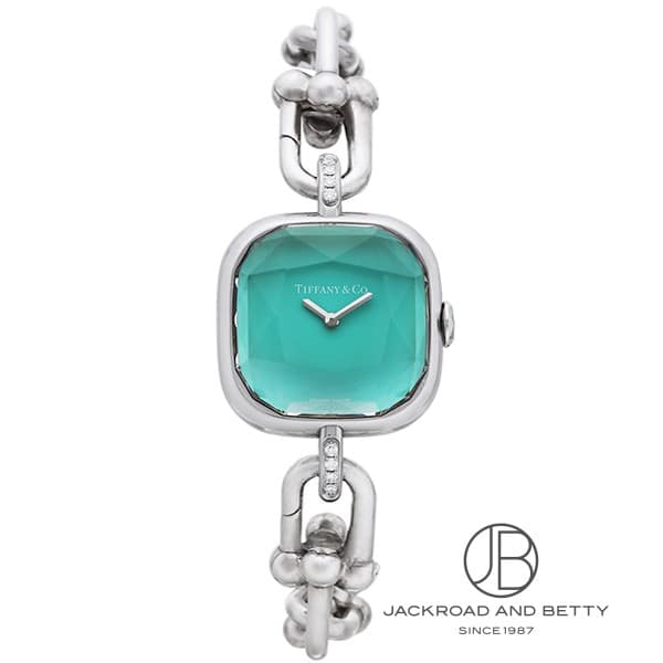 極美品！　Tiffany ハードウェア　ウォッチ　スターリングシルバー ラージ Tiffany ハードウェアウォッチスターリングシルバー ラージ