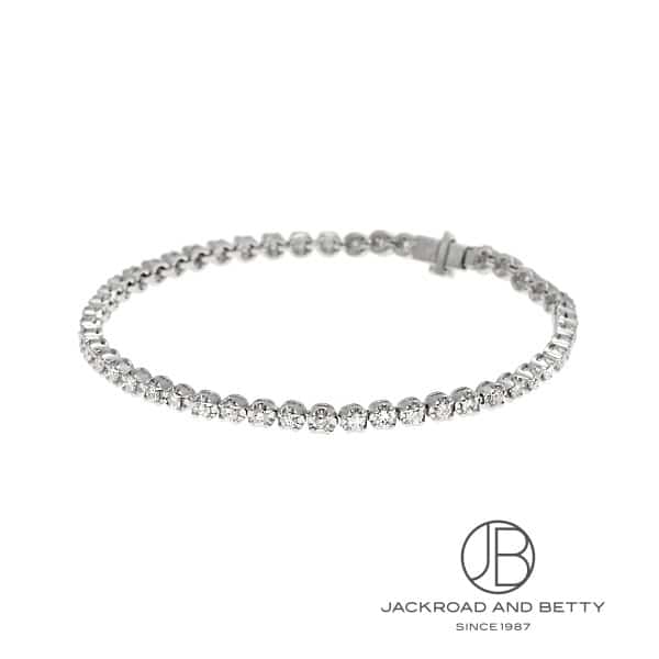 楽天市場】ダイヤモンド 3ct ブレスレット K18WG ホワイトゴールド 18