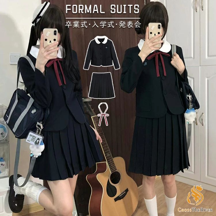 卒式 背広 御嬢さん 3点仕かける 好いたらしい  卒服 御嬢さん 韓国 ユニフォーム 高校生 はいり込む式 背広 御嬢さん 中学生 黒 スポーツジャケット  小学生御嬢さん 初等学校 フォーマルスーツ 上衣 スコート 無地 ティーシャツ オシャレ 惜しみ無い大いさ 告げ知らせる会 はいり込む繰り合わせる 入園式 スコート丈 42珊 55珊 スーツ・カジュアルセットアップ-キッズ・ベビー・マタニティ-キッズファッション