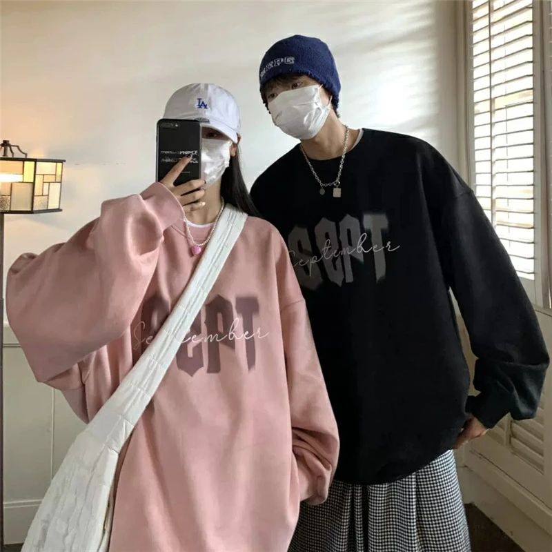 ペアルック トレーナー ブランド ペアルック カップル お揃い 服 レディース おしゃれ 秋 カップルペアルック パーカー 韓国 大きいサイズ ペアルック 冬 カップル お揃い プレゼント コーデ メンズ ブランド かわいい 春 秋 人気 プルオーバーパーカー シンプル カジュアル