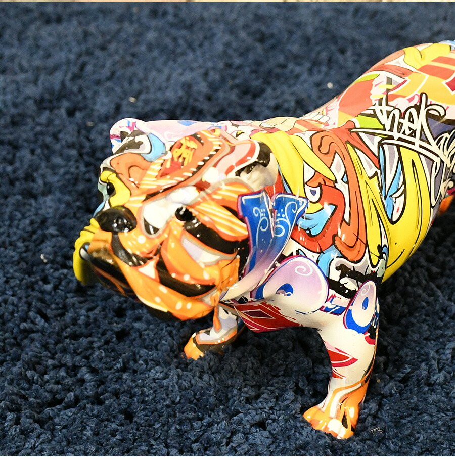 置物 犬 イヌ 動物 ポップ オーナメント インテリア モダン オブジェ カラフル マルチカラー 可愛い プレゼント おしゃれ アメリカン雑貨 アメリカ雑貨 雑貨 小物 Marcsdesign Com