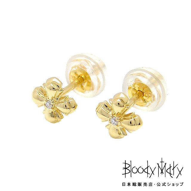 【ポイント5倍！マラソン限定】ブラッディマリー K18 シンピアス w/ダイヤモンド メンズ レディース アクセサリー ジュエリー Bloody Mary Jewelry｜BeyondCool～ビヨンクール