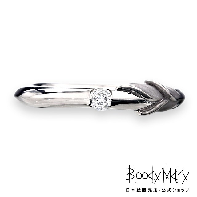 ブラッディマリー Pt900 メールリング w/ダイヤモンド 11号 メンズ レディース アクセサリー ジュエリー Bloody Mary Bridal