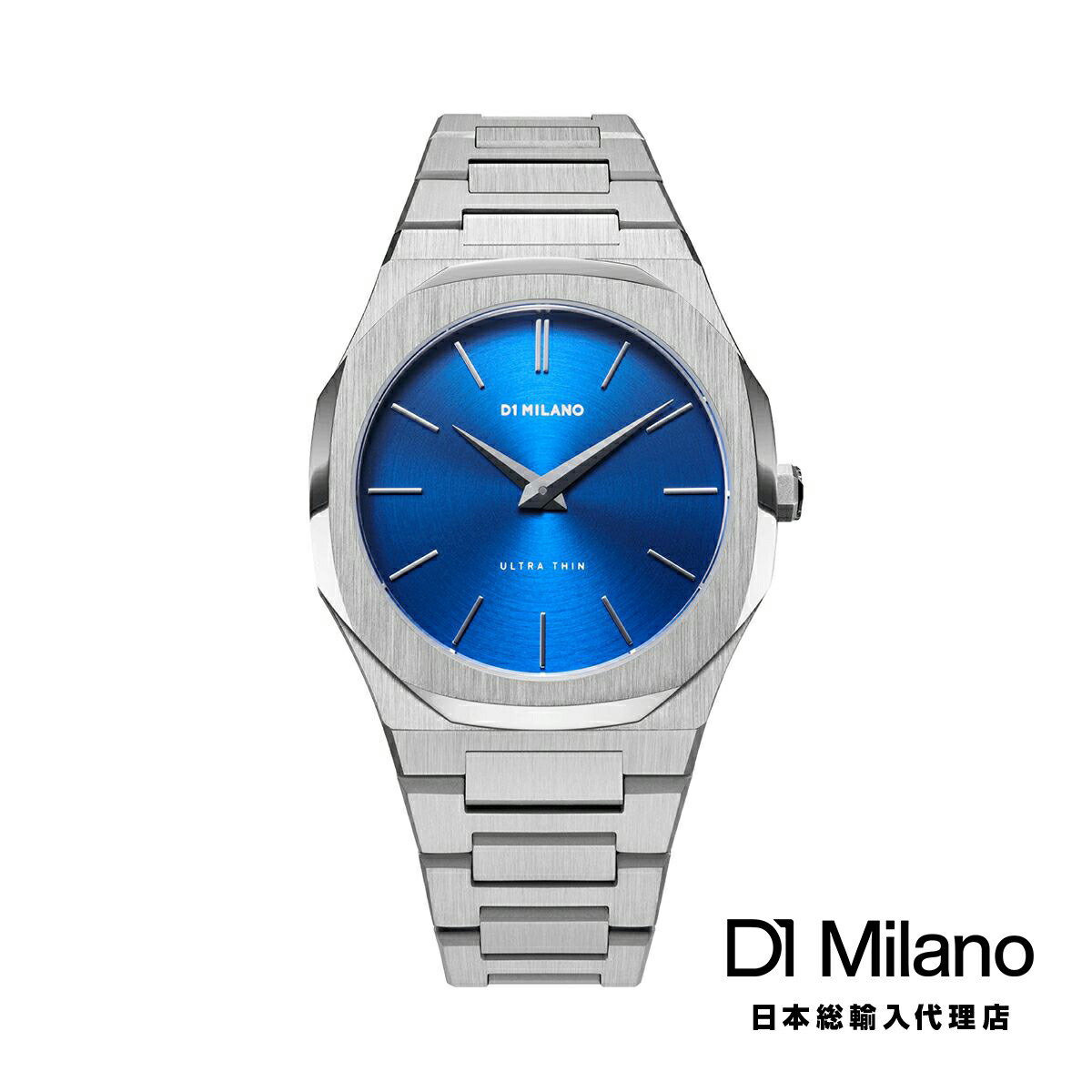 D1 MILANO 日本総輸入代理店 腕時計 メンズ ブランド D1ミラノ ディーワンミラノ 時計 レディース 防水 - ヘイズリネン 黒文字盤 ローズゴールド ウルトラシン 電池式