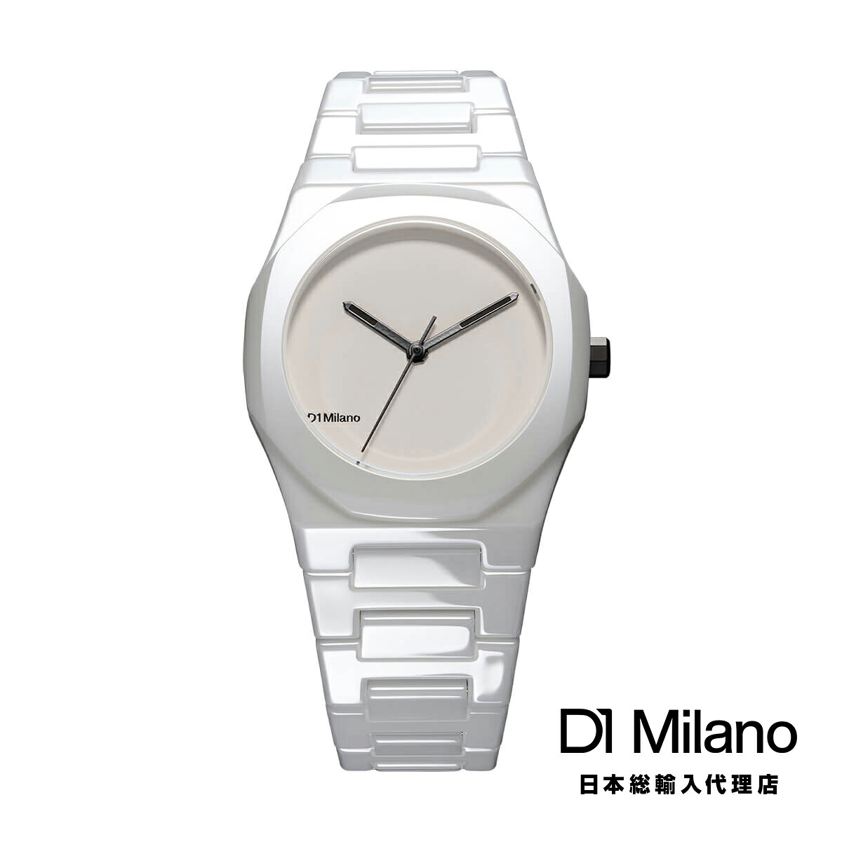 D1 MILANO ディーワンミラノ セラミカ - ピュアホワイト メンズ ウォッチ
