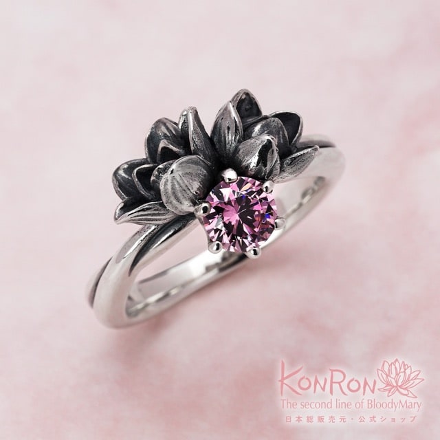 KONRON オフィーリア シュアパピネスリング 5号 KONRON - KONRON オフィーリア フローラルエンブレム 11号の通販 by