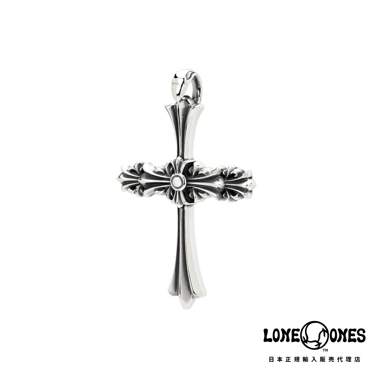 ロンワンズ クロムクロスペンダント M メンズ レディース アクセサリー ジュエリー シルバーアクセ Lone Ones