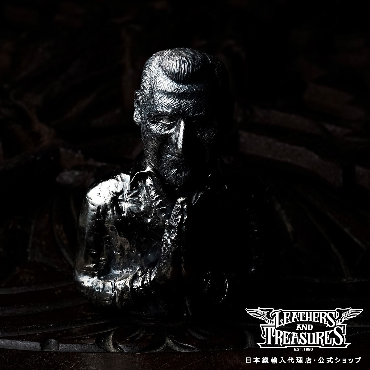 レザーズアンドトレジャーズ ポートレイトリング w/ボディースタンド メンズ レディース アクセサリー ジュエリー Leathers&Treasures｜BeyondCool～ビヨンクール
