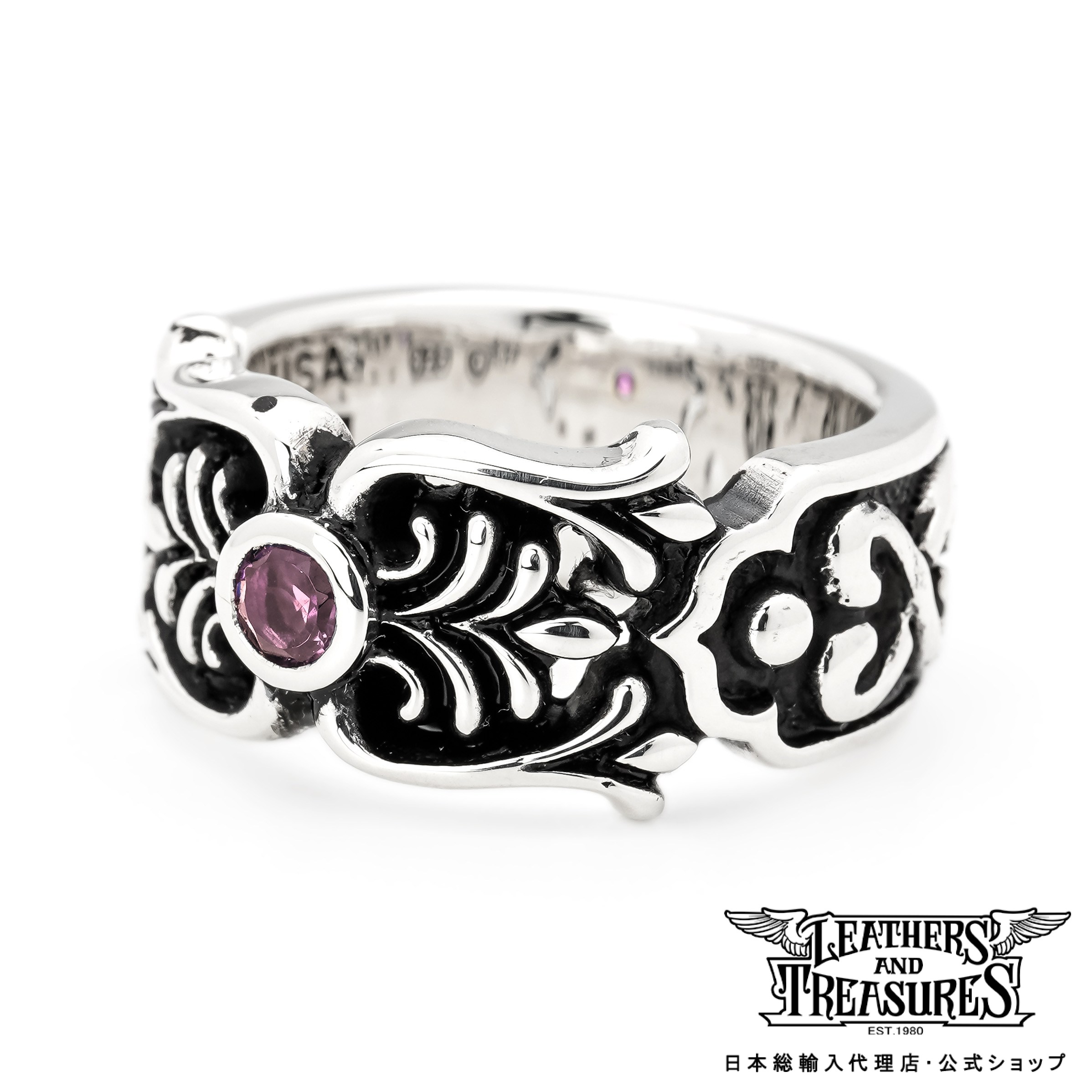 Leathers and Treasures ポリチーノクロスリング レザーズアンドトレジャーズ クレストリング w/ポリチーノクロス