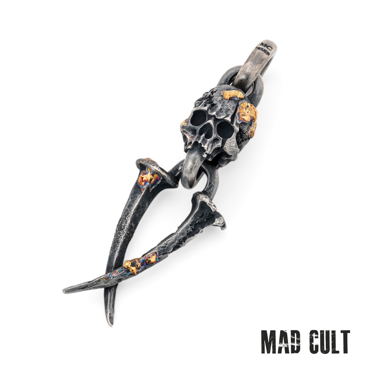 マッドカルト マーダースネークヘッドペンダント Sのみ MAD CULT