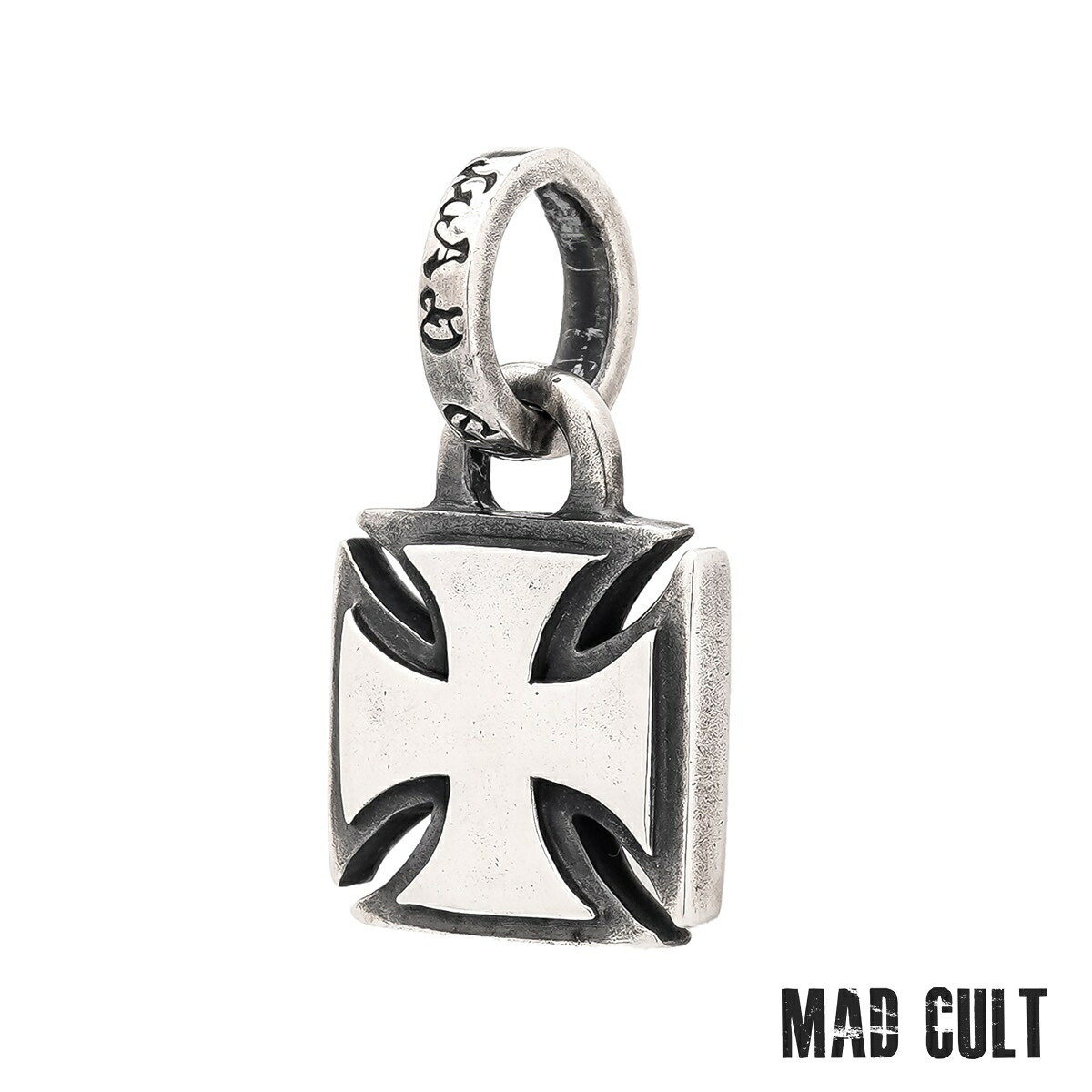 マッドカルト Eカット アイアンクロスペンダント/Sサイズ メンズ レディース アクセサリー ジュエリー MAD CULT