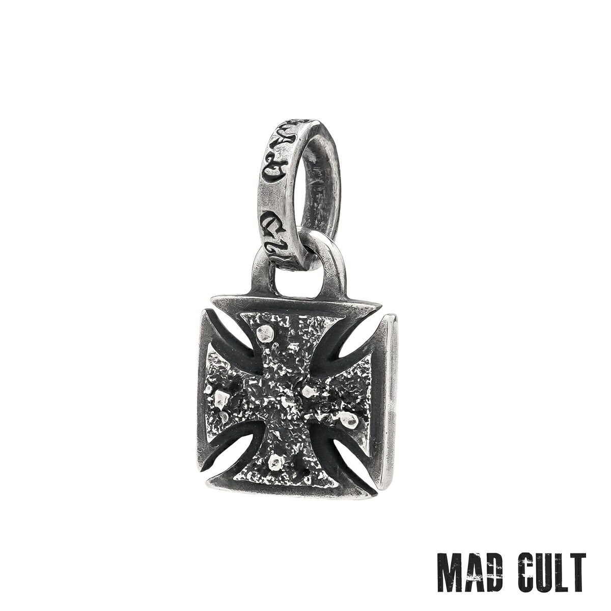 マッドカルト ラスティーアイアンクロスペンダント/Sサイズ メンズ レディース アクセサリー ジュエリー MAD CULT