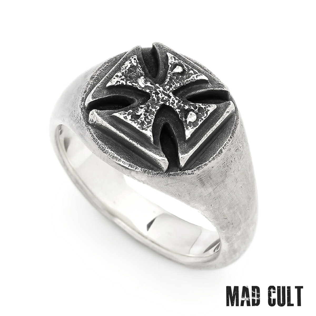マッドカルト ラスティーアイアンクロスリング/スモール メンズ レディース アクセサリー ジュエリー MAD CULT