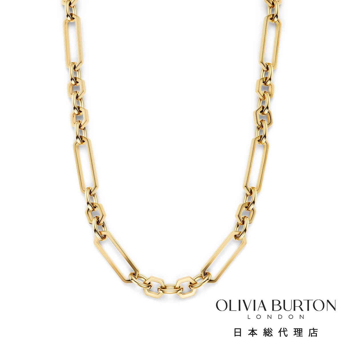 オリビア・バートン トレンド ヘックス リンク ゴールド ネックレス レディース アクセサリー ジュエリー OLIVIA BURTON 16,060円