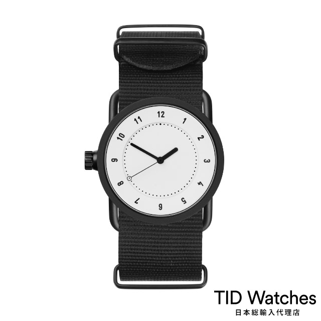 楽天 ボールペンプレゼント ティッドウォッチズ Tid Watches 腕時計 メンズ レディース No 1 White ブラック ナイロン ベルト 白文字盤 33mm 50 Off Www Faan Gov Ng