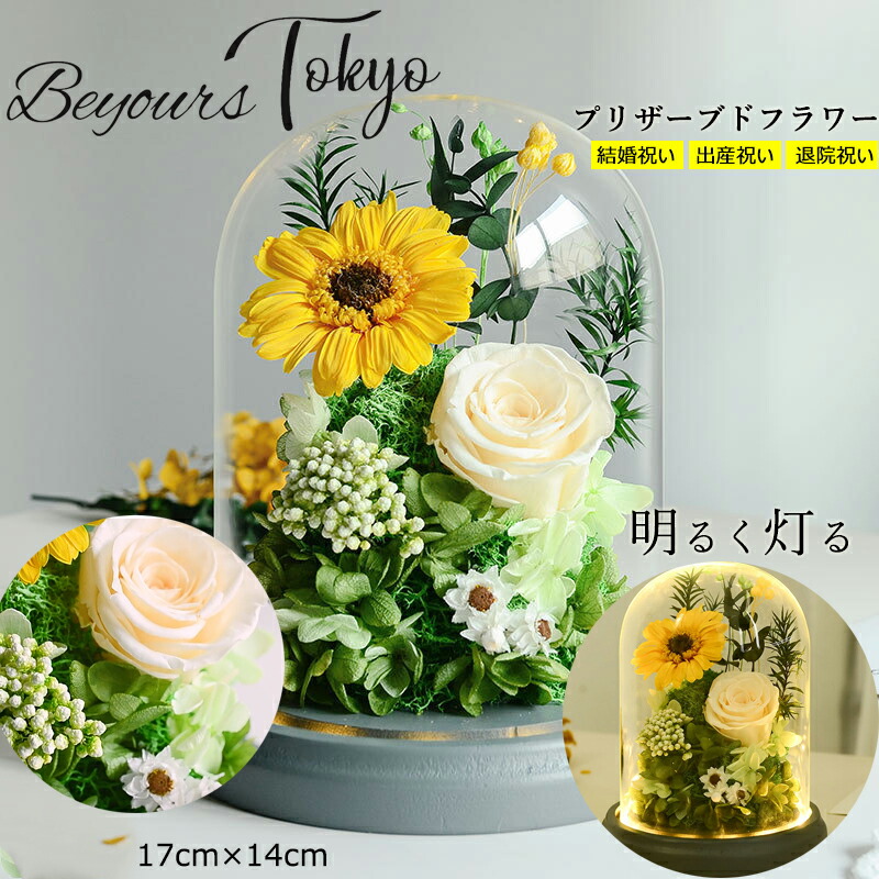 プリザーブドフラワー ガラスドーム 母の日ギフト 誕生日 退職祝い 結婚祝い ホワイトデー プレゼント プリザーブドフラワー 結婚記念日 結婚式 お祝い 女性 母親 お供え 退職祝い フラワーギフト お悔み 枯れないお花 祝電 電報 結婚式 お見舞い 両親 ガラスケース 高級