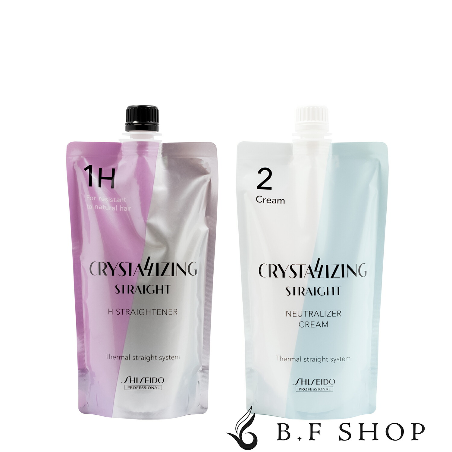 資生堂 クリスタライジングストレート α H 1液＆2液 　縮毛矯正 資生堂 クリスタライジングストレート α H 1液＆2液 縮毛矯正