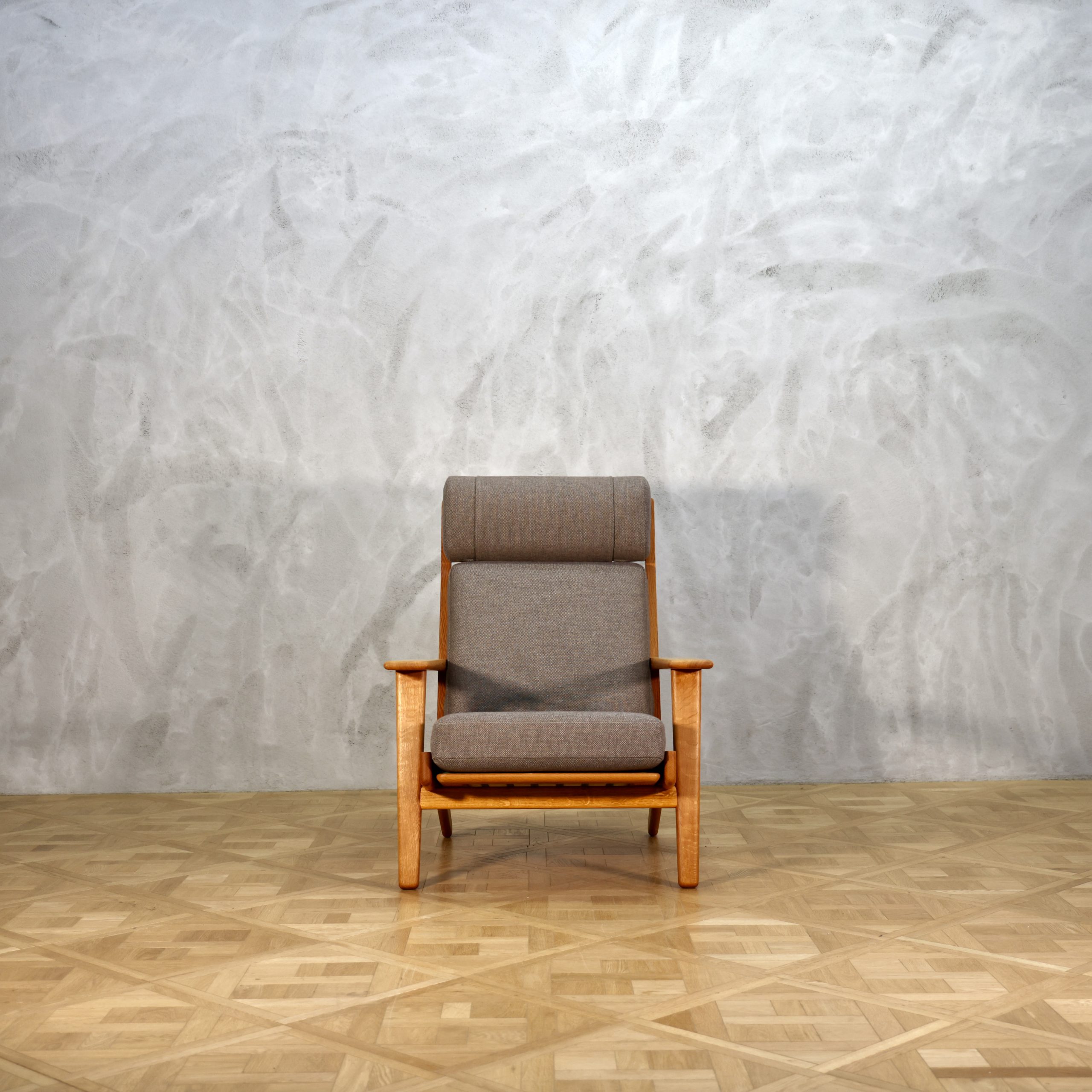 楽天市場】Hans J. Wegner GE290 High Back Oak ウェグナー パーソナル