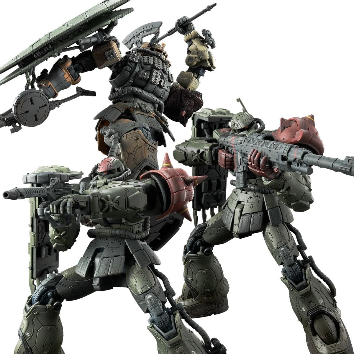 HG 1/144 ザクII F型 ソラリ機 HG 1/144 ガンダムEX ガンプラ「HG ザクII F型 ソラリ機（復讐のレクイエム）」と「HG