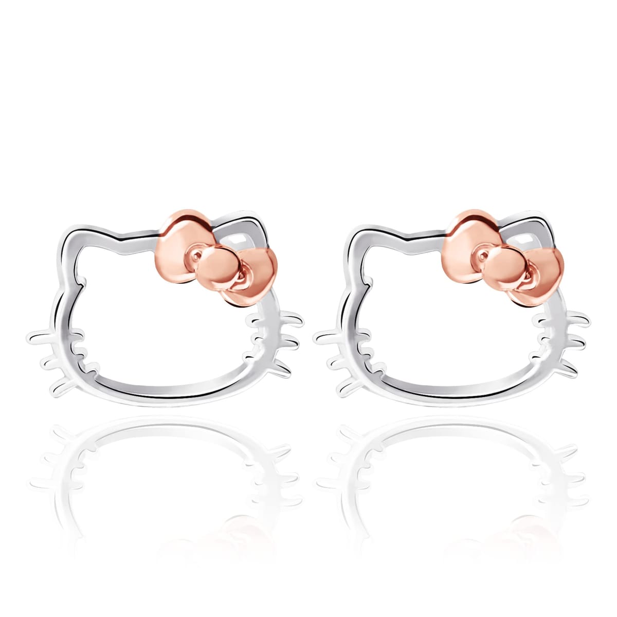 楽天市場】スワロフスキー社 ハローキティ 2WAY リボン ピアス キティ