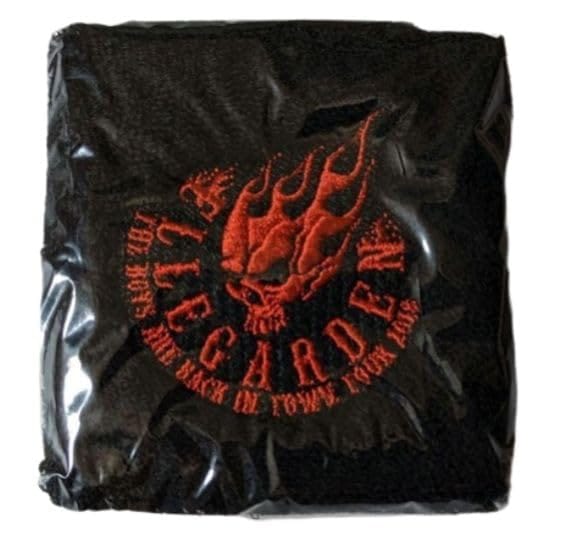 ELLEGARDEN エルレガーデン エルレ THE BOYS ARE BACK IN TOWN TOUR 2018 グッズ リストバンド 黒 × 赤画像