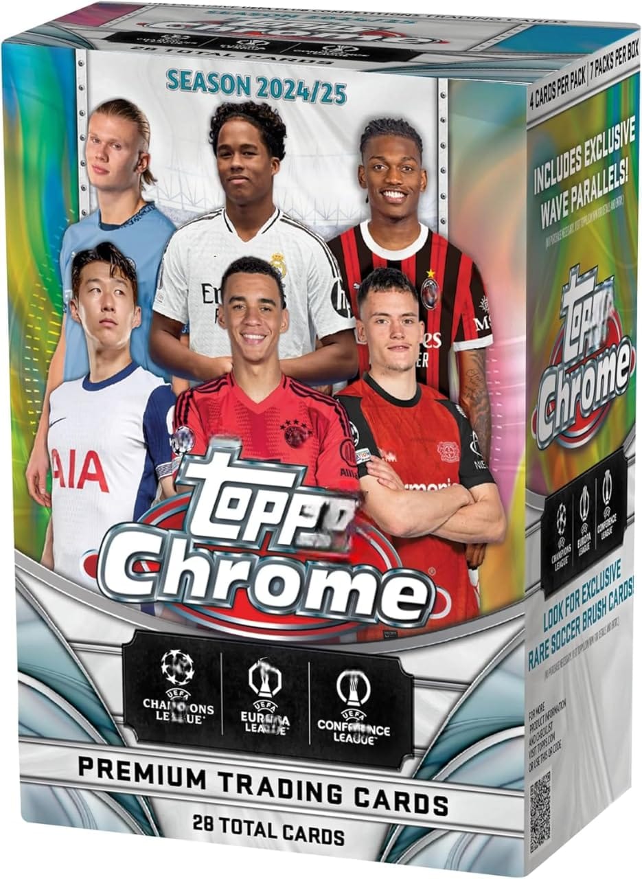2024-25 Topps Chrome UCC – VALUE BOX - トップス クローム ウェファ クラブ コンペティション バリューボックス [並行輸入品]画像