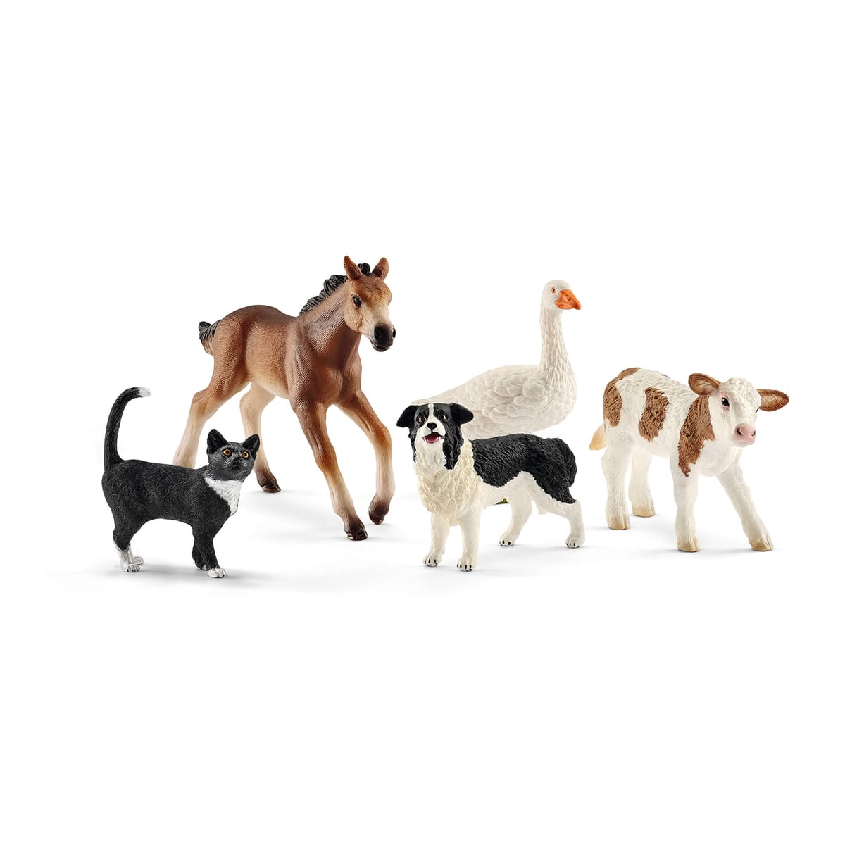 シュライヒ★ 動物フィギュア＆キノコの木製オブジェセット　大量40個 シュライヒ☆ 動物フィギュア＆キノコの木製オブジェセット 大量