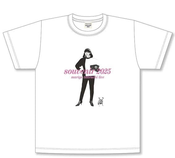 竹内まりや souvenir 2025 LIVE グッズ Tシャツ A 白