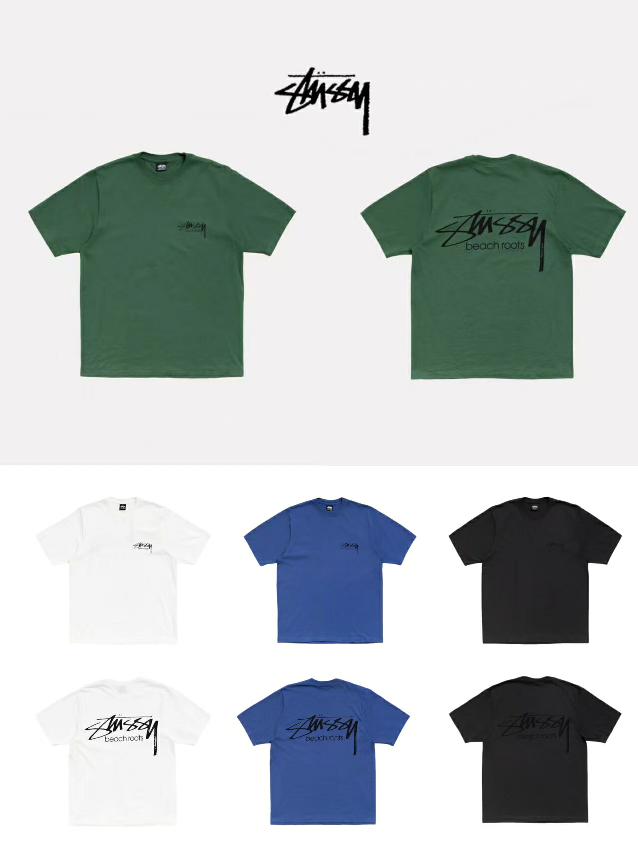 STUSSY ステューシー クラシックロゴ 半袖Tシャツ カジュアル 2026夏新作 ユニセックス メンズ レディース ストリートブランド インスタ大人気 トップス|BFS 店