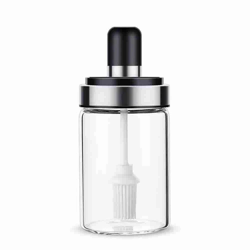 ガラス瓶 オイルボトル ガラス 調味料 容器 ドレッシングボトル スパイスボトル 調味料入れ オイルポット オリーブオイル 家庭キッチン用 蜂蜜瓶透明ガラス瓶 ハニーソーススティック 250ml 3本のボトル