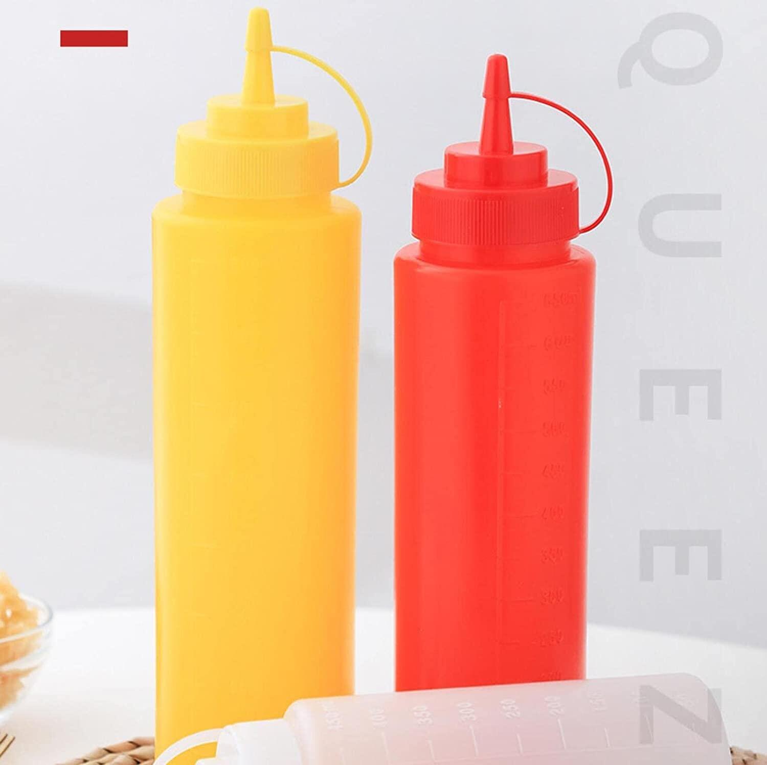 3本セット 450ml 調味料入れ スクィーズ ボトル ソースボトル 多用途 ソースソースボトル ソースディスペンサー サラダボトル オイルボトル ケチャップ調味料ボトル 父の日