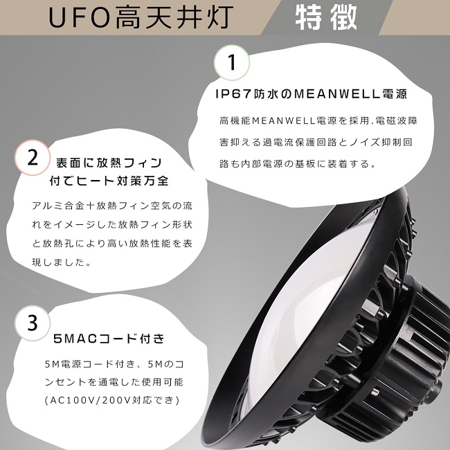 高天井用投光器 LED 水銀灯1000W対応 ブラケット 防塵・防水 IP65
