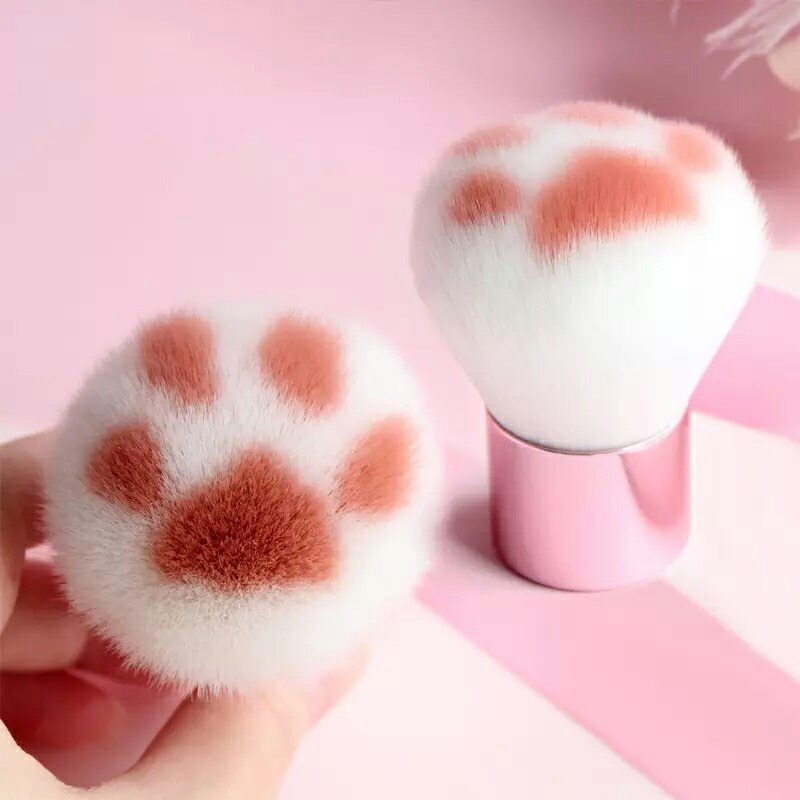送料無料【にくきゅうコスメブラシ】かわいいメイクブラシ肉きゅうねこねこ好きフェイスブラシbeautyインスタ映えキラキラプレゼントにも小悪魔アイテム自分磨きキャバ嬢ギャル女子力アップ
