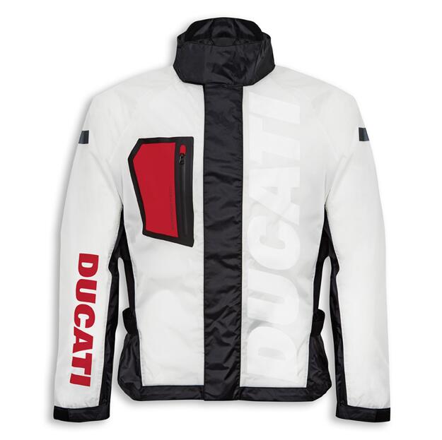 ★ニューモデル★《RAIN JACKET AQUA レインスーツジャケット 9810712》ドゥカティ ドゥカティアパレル 正規品 レインスーツ ジャケット 合羽 防水 防風 男女兼用 Lサイズ XLサイズ