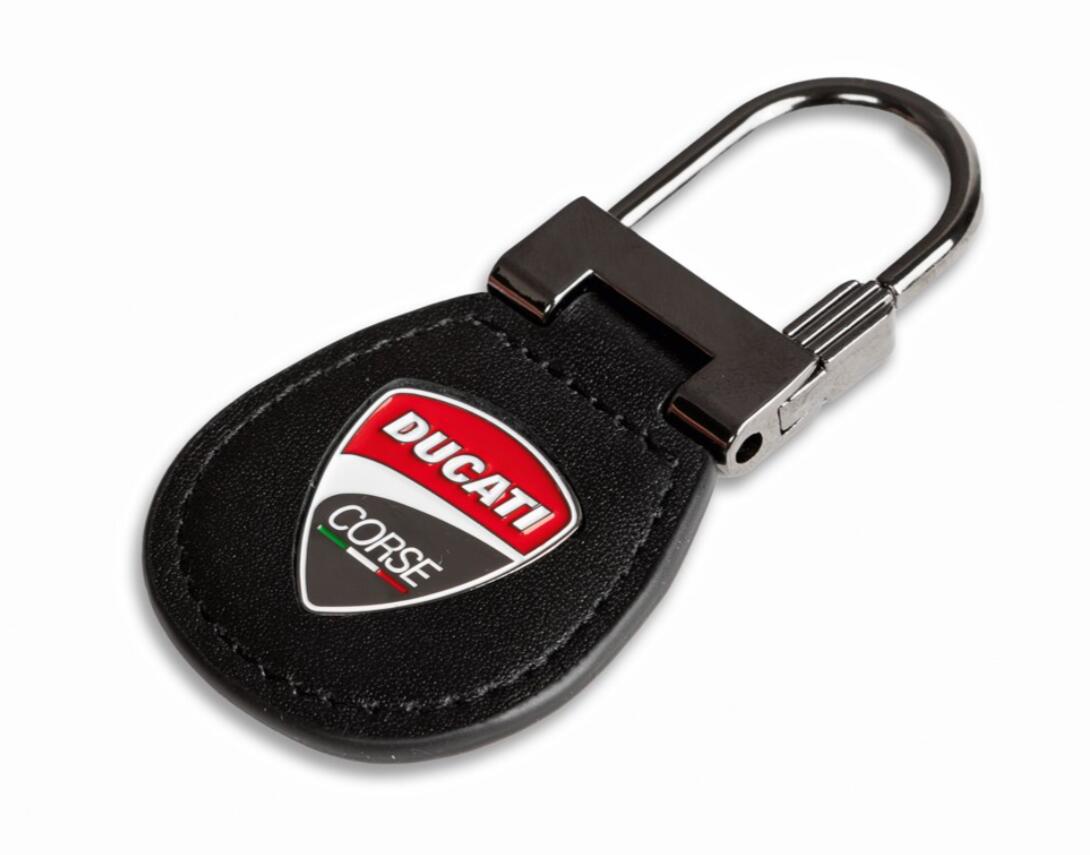 ★ニューモデル★【DUCATI】《Ducati Corse Paddock レザーキーリング 987712964》ドゥカティアパレル 定まり品 Corse コルセ コルサ 装置 添え物 足がかり輪っか キーホルダー なめし革 牛皮 差し上げ物 差し上げ物容器に並べる