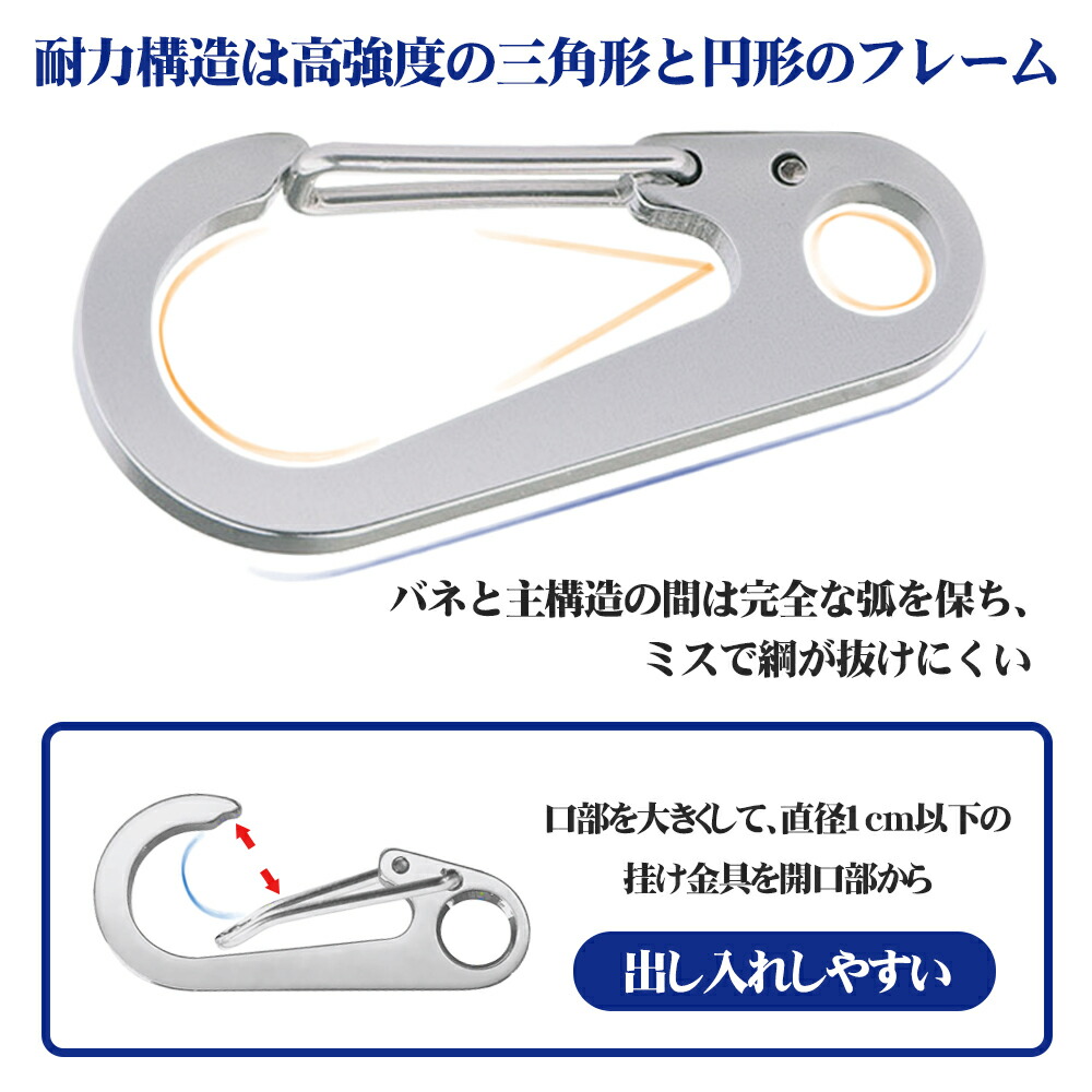 楽天市場 カラビナ 10個入 Sus4j2 ステンレス鋼 スナップフック 多機能 キーホルダー ミニスナップフック 軽量 スプリングフック 耐久性 耐荷重 落下防止 野外活動 Bhcanae楽天市場店 楽天市場 カラビナ 10個入 Sus4j2 ステンレス鋼 スナップフック 多機能 キーホルダー ミニスナップフック 軽量 スプリングフック 耐久性 耐荷重 落下防止 野外活動 Bhcanae楽天市場店