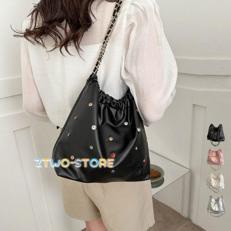 エピヌ リボンパール&ビジューチェーンバッグ エピヌ リボンパール&ビジューチェーンバッグ エピヌ リボンパール