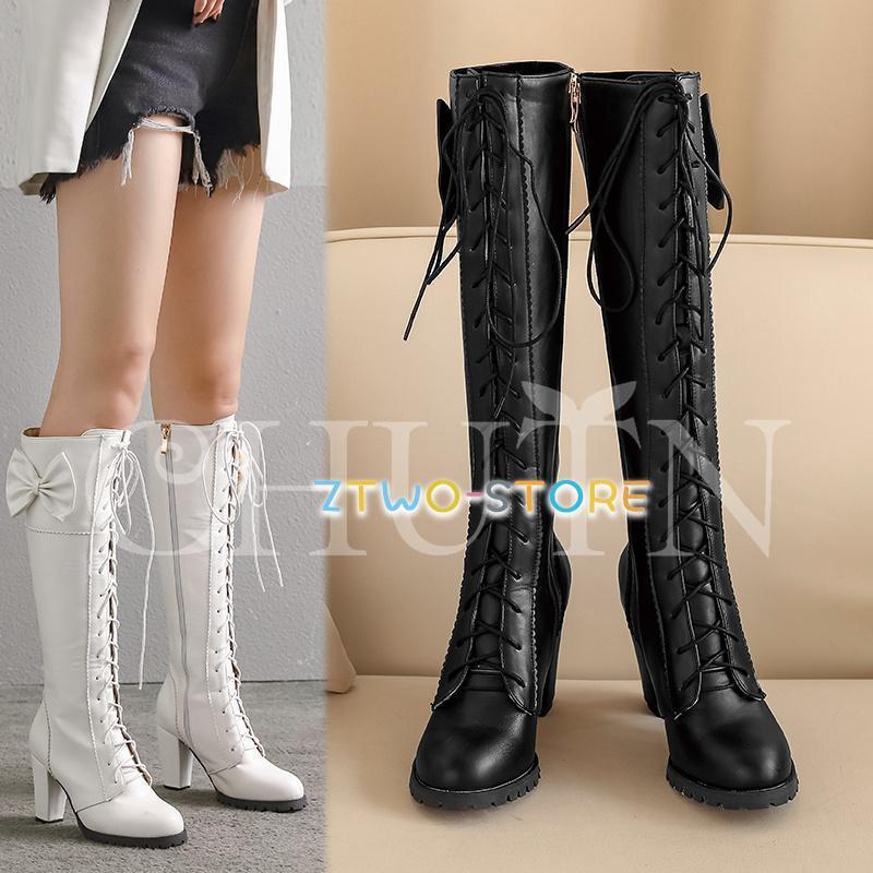 楽天市場】【予約販売9月10日前後発送】ロングブーツ ニーハイブーツ