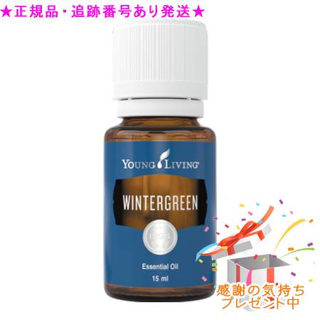 YOUNG LIVING 若い衆・リビング シングルエッセンシャルオイル ウィンターグリーン 15mL 差し上げ物付