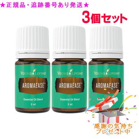 YOUNG LIVING 若い者・リビング ブレンドエッセンシャルオイル アロマイーズ 5mL 3個書き割り 差し上げ物付