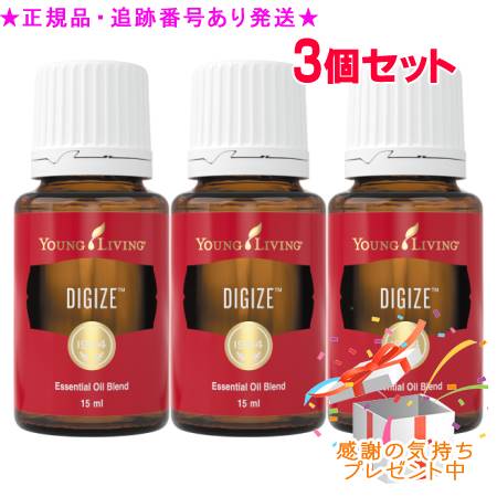 YOUNG LIVING 若い者・リビング ブレンドエッセンシャルオイル ダイガイズ 15mL 3個書き割り 差し上げ物付