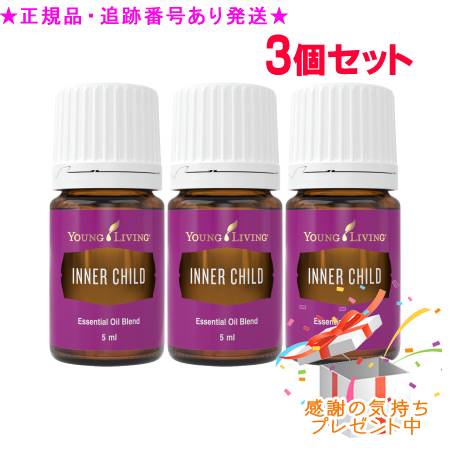 YOUNG LIVING 若い者・リビング ブレンドエッセンシャルオイル ワイエルチャイルド 5mL 3個書き割り 差し上げ物付