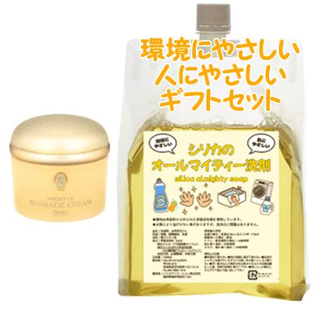 OPPEN オッペン DR ブライトアップマッサージクリーム 100g　環境にやさしい、人にやさしいギフトセット｜bi-sai
